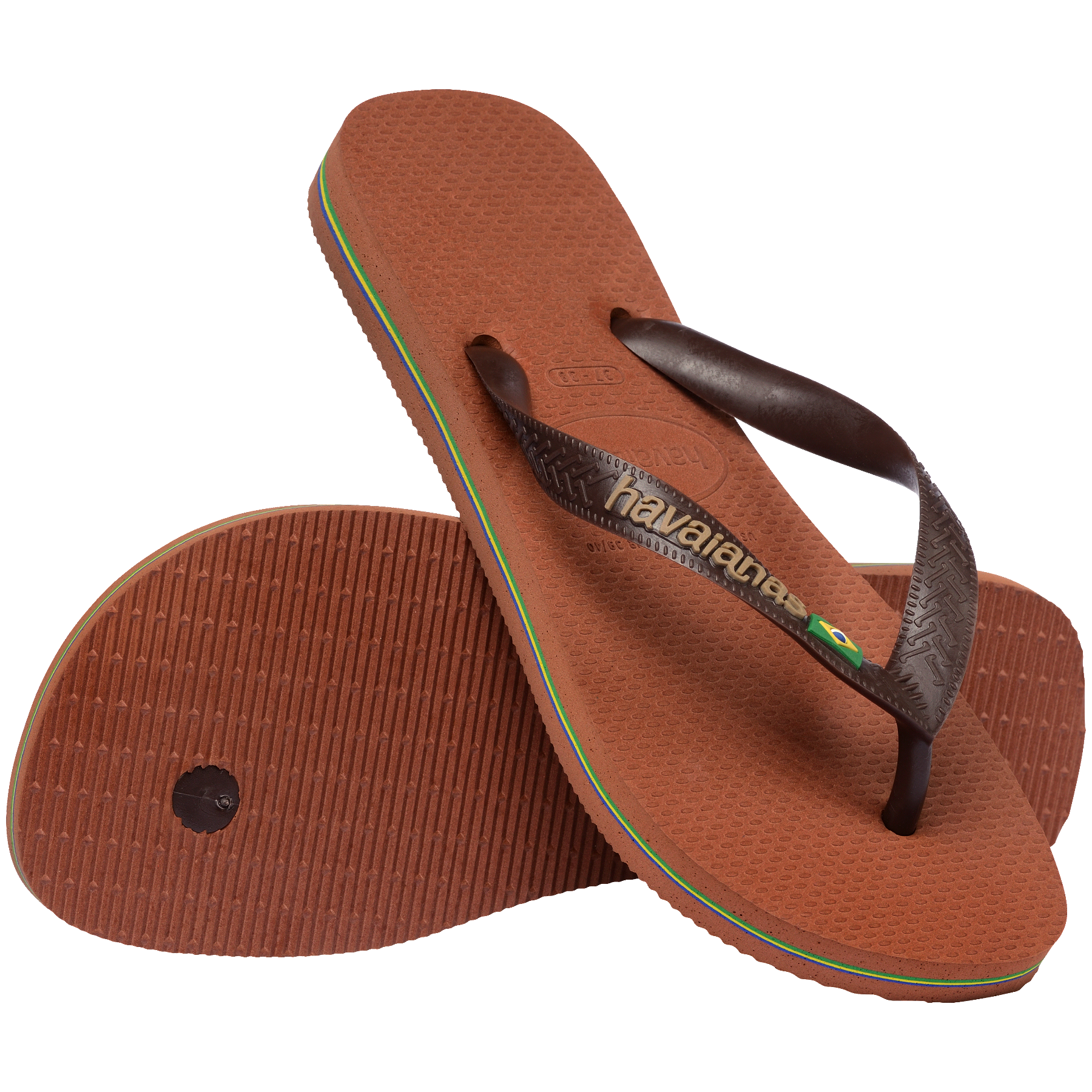 Women's Brazil Logo Flip Flops - Image 2