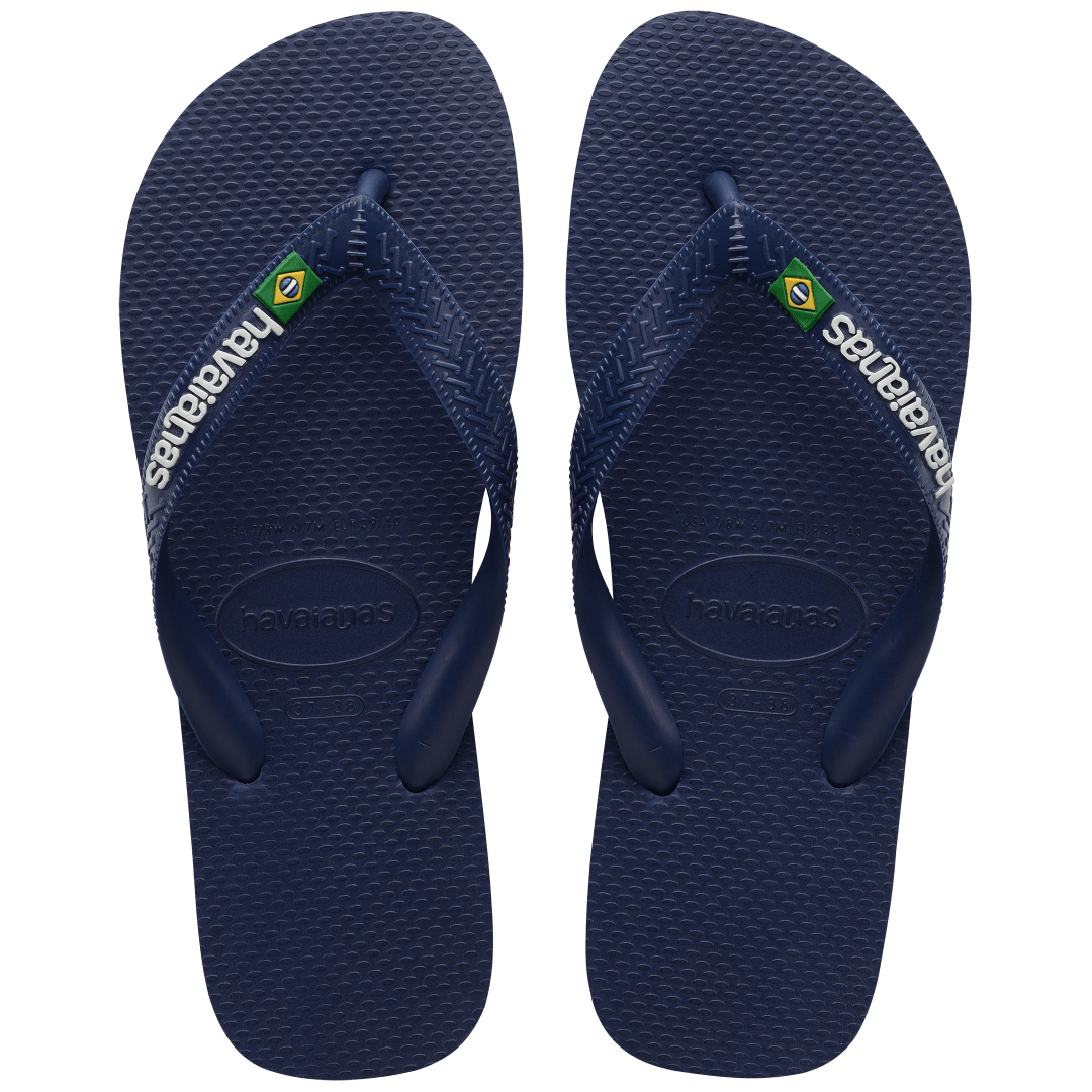 Women's Brazil Logo Flip Flops - Image 29