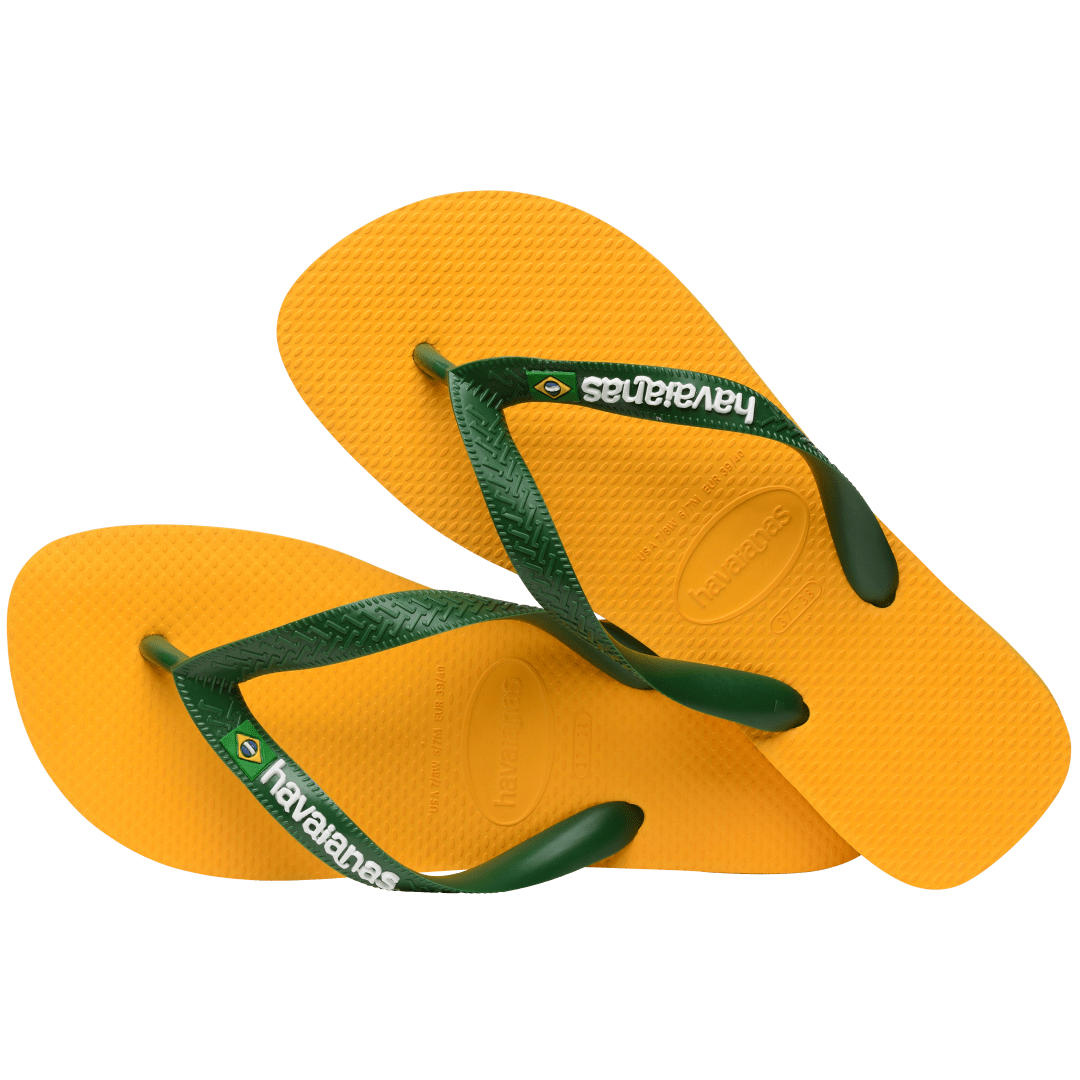 Women's Brazil Logo Flip Flops - Image 27