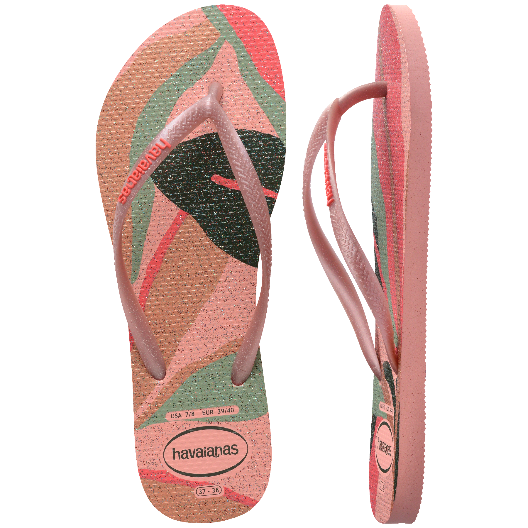 Women's Slim Palette Glow Flip Flops - Image 3