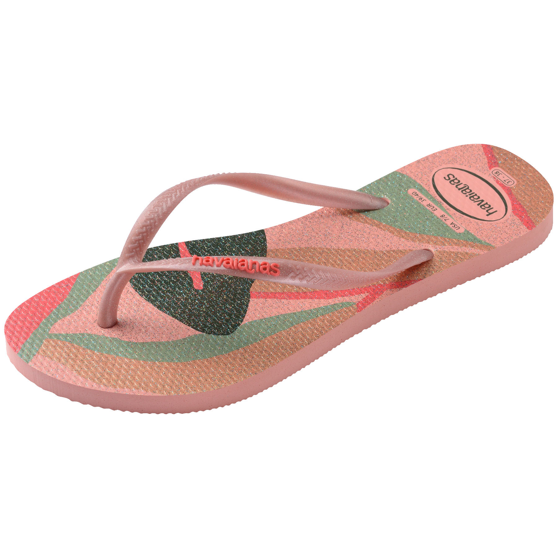 Women's Slim Palette Glow Flip Flops - Image 6