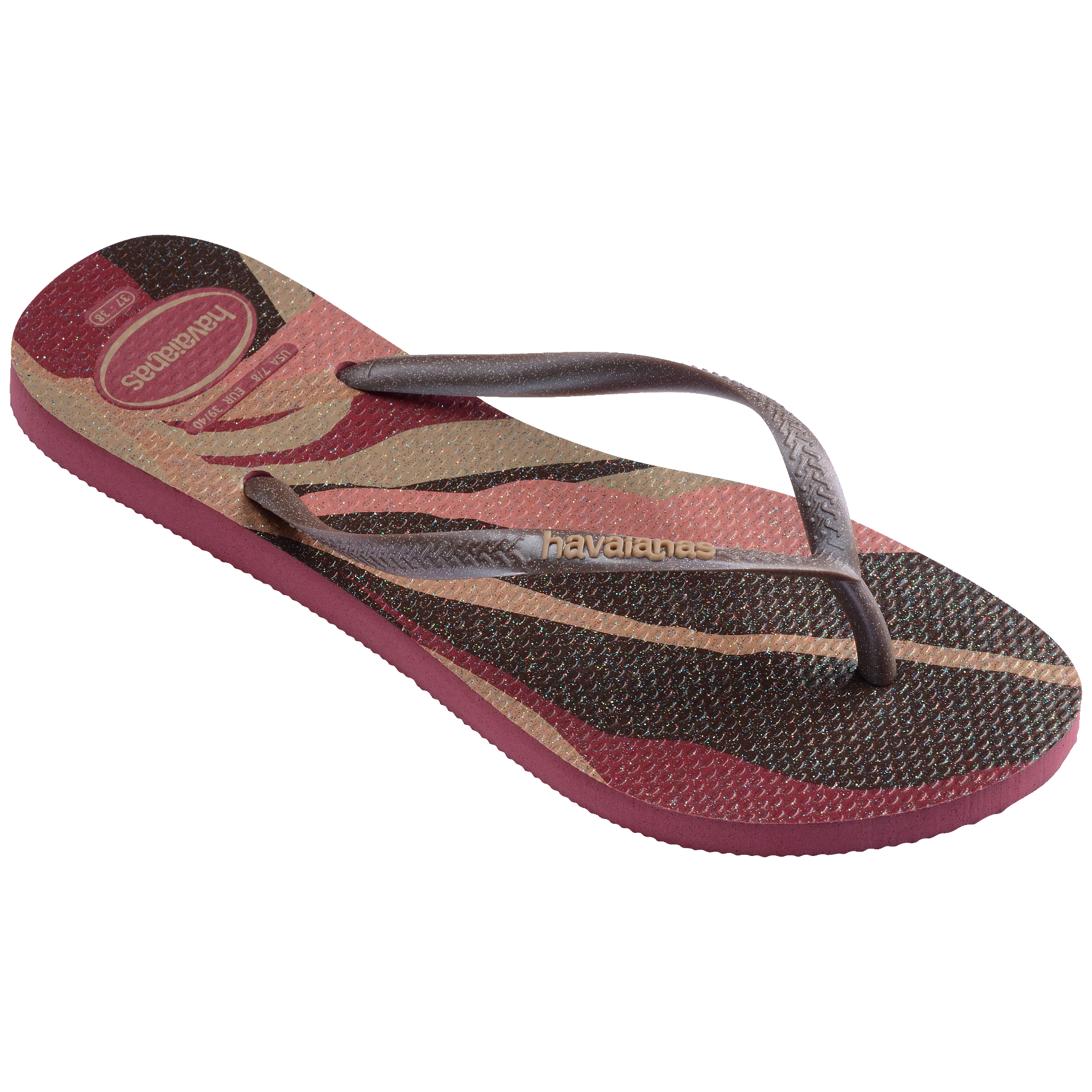 Women's Slim Palette Glow Flip Flops - Image 10