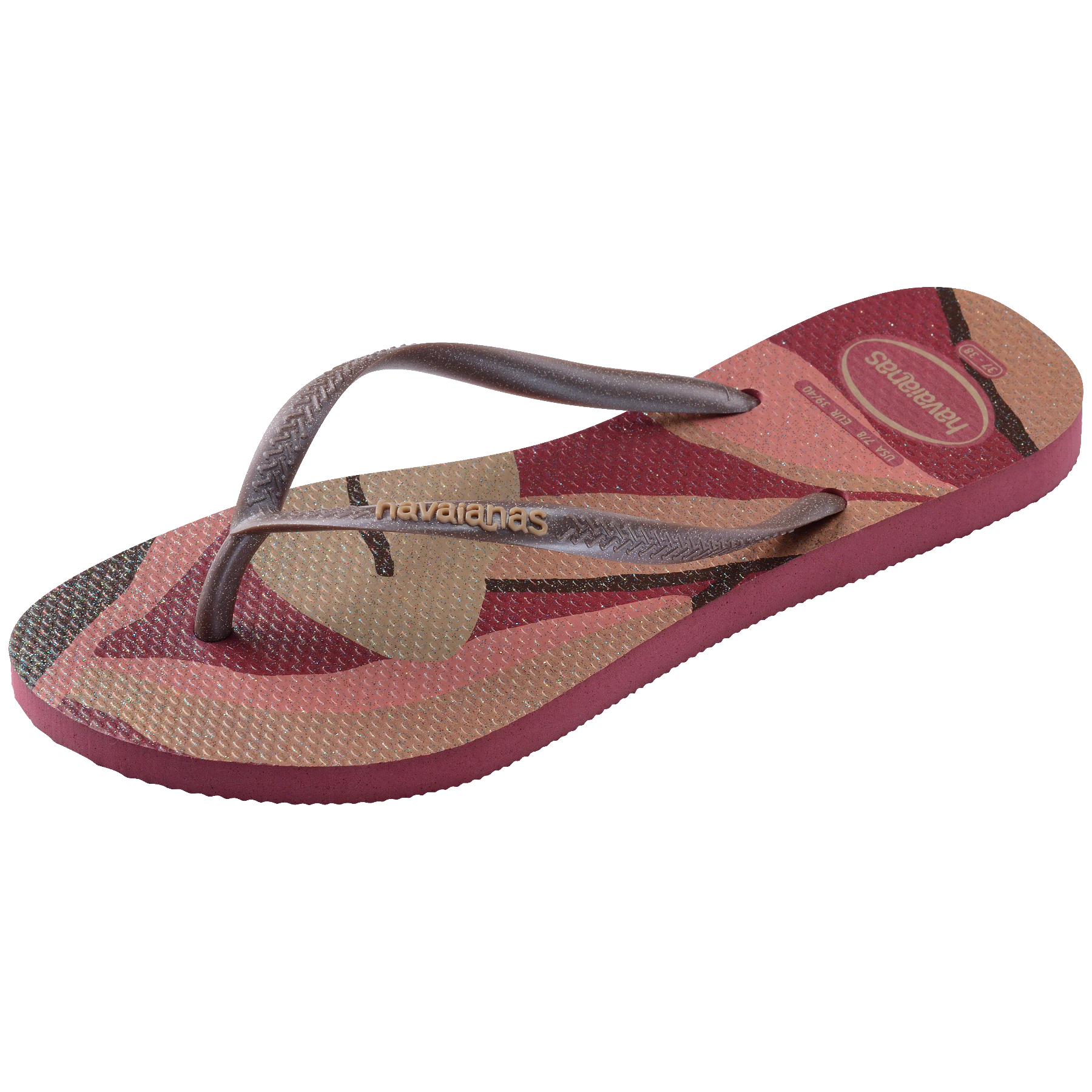 Women's Slim Palette Glow Flip Flops - Image 12